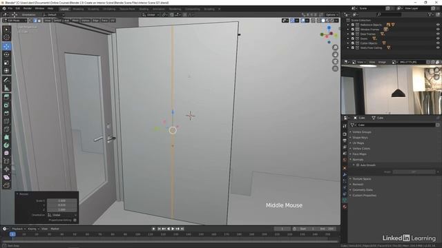 2. Modeling the Rooms - 18. Creating the closet doors смотреть онлайн