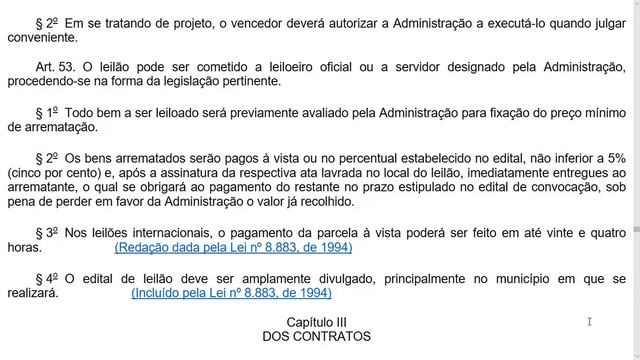 Lei 8666 completa- Lei das Licitações em audio - art 46 a 59 смотреть онлайн