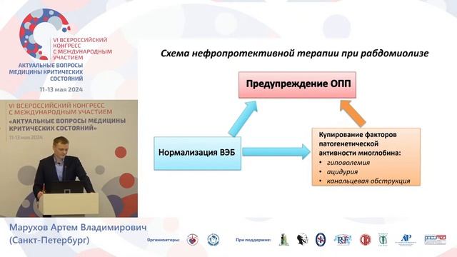 Нефропротекция в ИТ острого повреждения почек Марухов А.В. смотреть онлайн