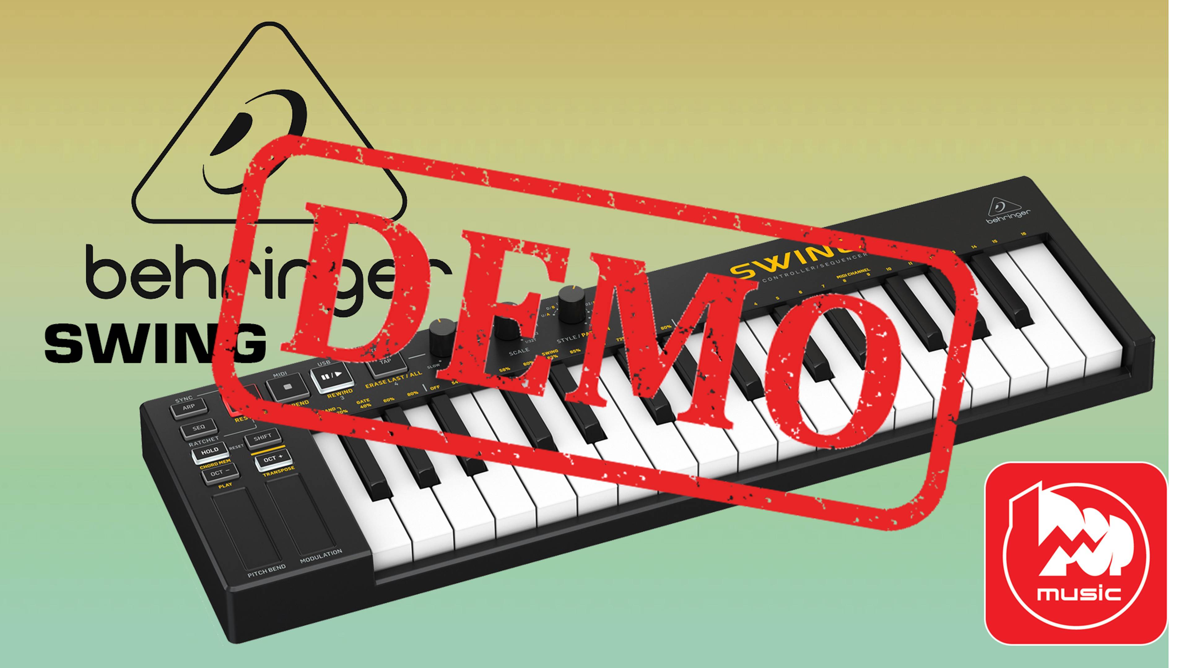 MIDI-клавиатура BEHRINGER SWING - демонстрация звучания смотреть онлайн