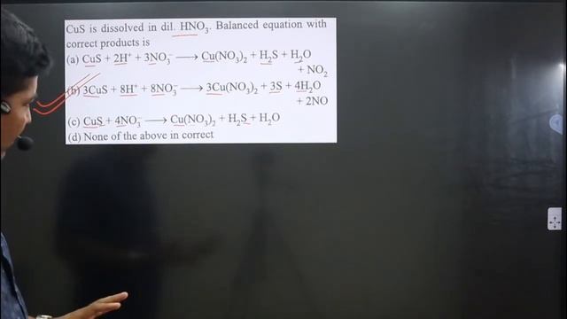 CuS is dissolved in dil HNO3. Balanced | Balacing Redox Master Series | Balancing equation trick смотреть онлайн