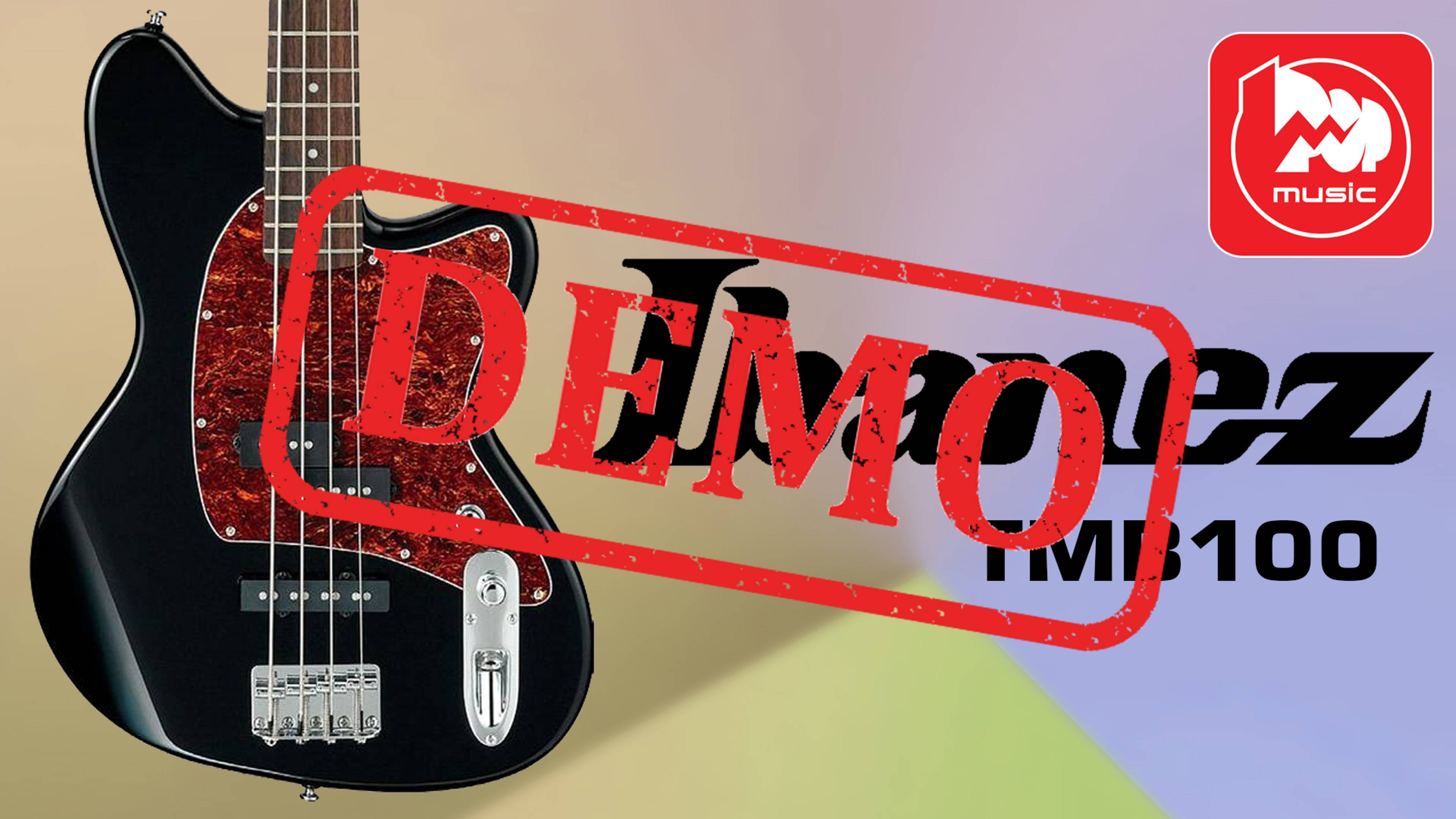 Бас-гитара IBANEZ TMB100-BK - демонстрация звучания смотреть онлайн