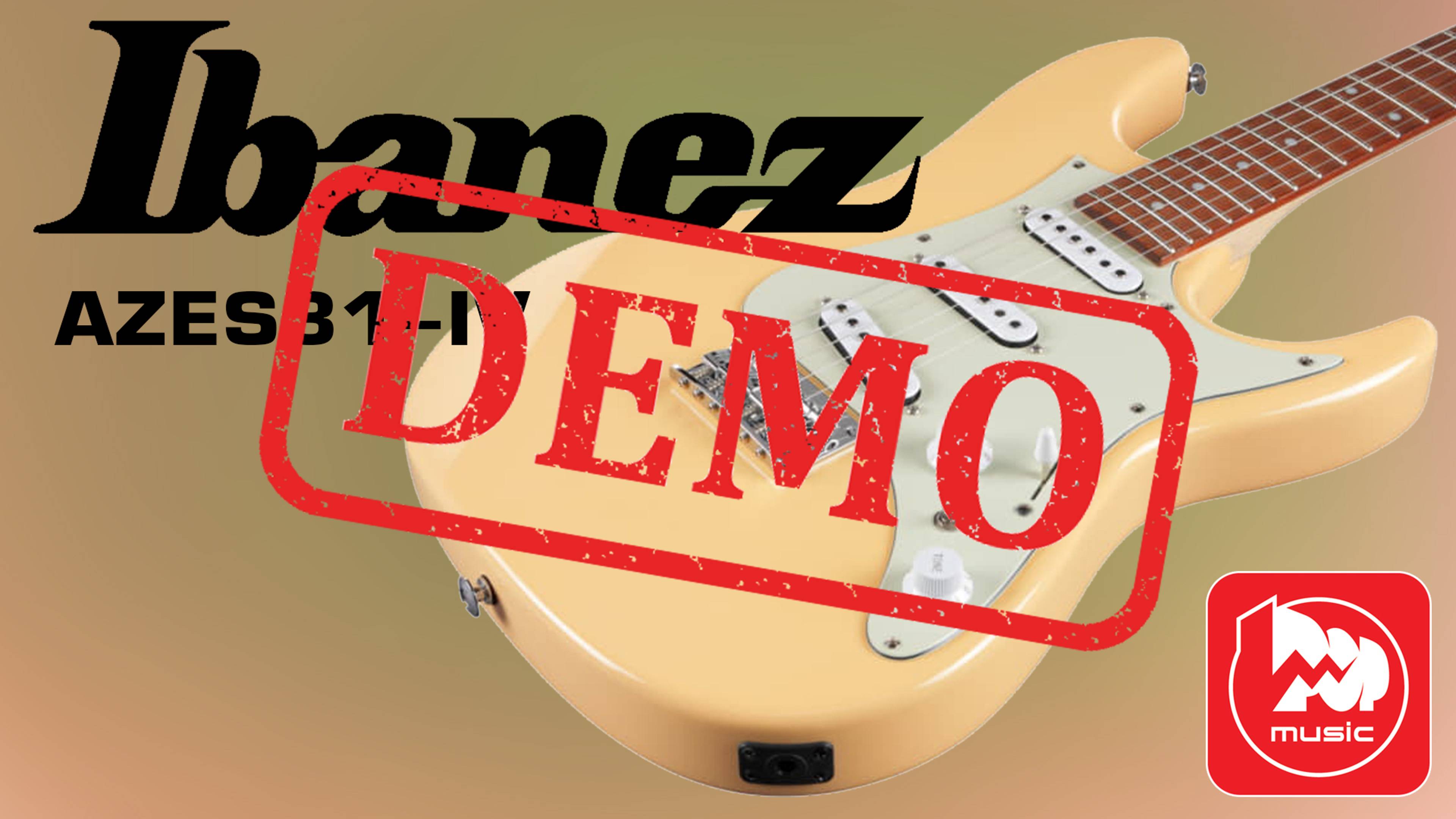 Электрогитара IBANEZ AZES31 - демонстрация звучания смотреть онлайн