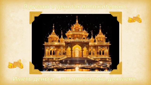 Я думаю о деньгах положительно