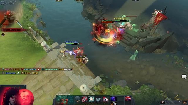 Dota 2: Карл Ракалович - 100% шанс крита Фантомка смотреть онлайн