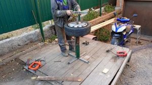 Шиномонтаж своими руками.