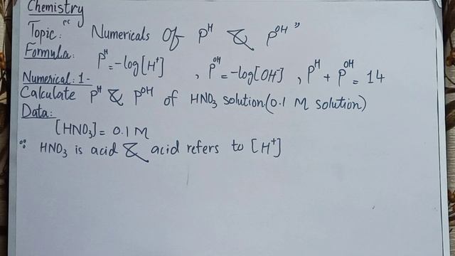 Numericals of pH and pOH. смотреть онлайн