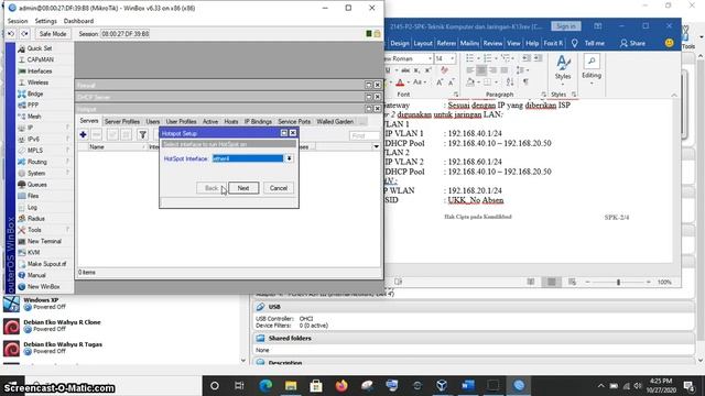 Setting VLAN & Hotspot Pada Mikrotik смотреть онлайн