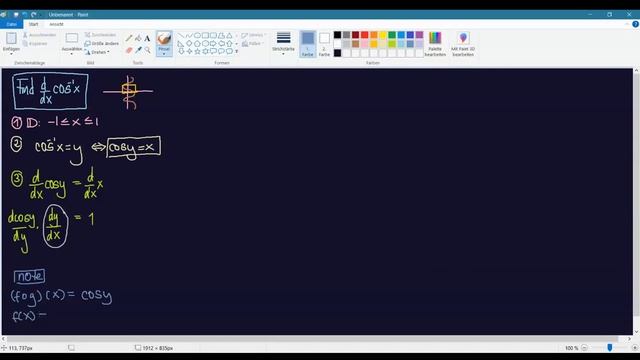 Implicit Differentiation of arccos x in 5 minutes (Calculus 1) смотреть онлайн