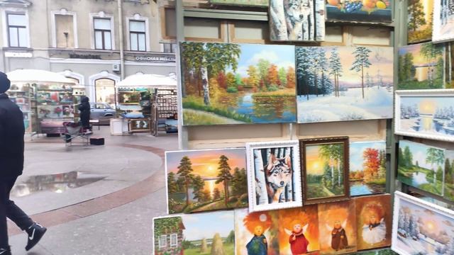 Вернисаж на Невском проспекте. смотреть онлайн