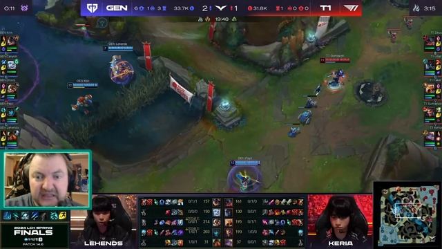 ФИНАЛ - T1 vs. GEN - ИГРА 1 MUST SEE | РАЗБОР HIGHLIGHTS LCK 2024 Lolesports League of Legends смотреть онлайн