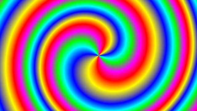 Color Changing Spiral 1 HOUR | Rainbow Color Changing Screen Video смотреть онлайн
