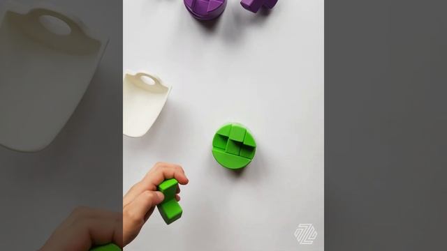Гловоломка пазл Цилинрр. 3D печать. Cylinder puzzle. смотреть онлайн