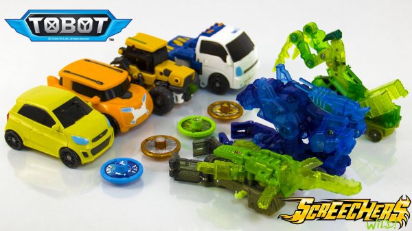 Тоботы против Диких Скричеров. Мультик про машинки Трансформеры.