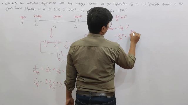 Calculate The Potential Difference And The Energy Stored In The Capacitor C2.. #neet #jeemains #cbs смотреть онлайн