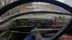 Зил-130 ремонт ГУРа, тащу вездеход на трале!