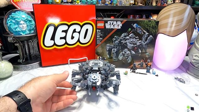 Lets Build LEGO Star Wars Spider Robot (Kit 75361) смотреть онлайн