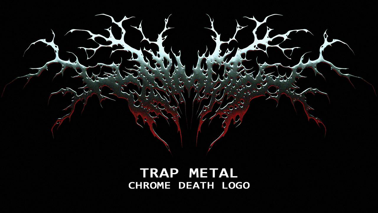 Хромированный метал логотип | Trap metal chrome type process смотреть онлайн