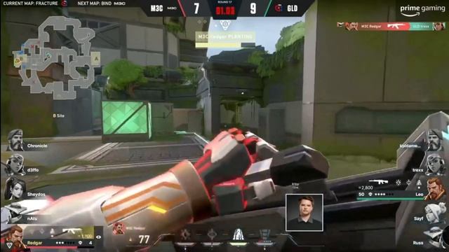 Redgar 1v2? No problem! M3C (Gambit) vs Guild - VCT EMEA 2022 смотреть онлайн