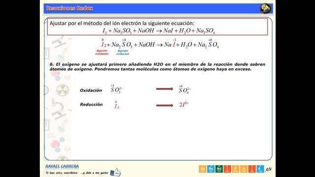 008.Ajuste ecuaciones redox medio básico смотреть онлайн
