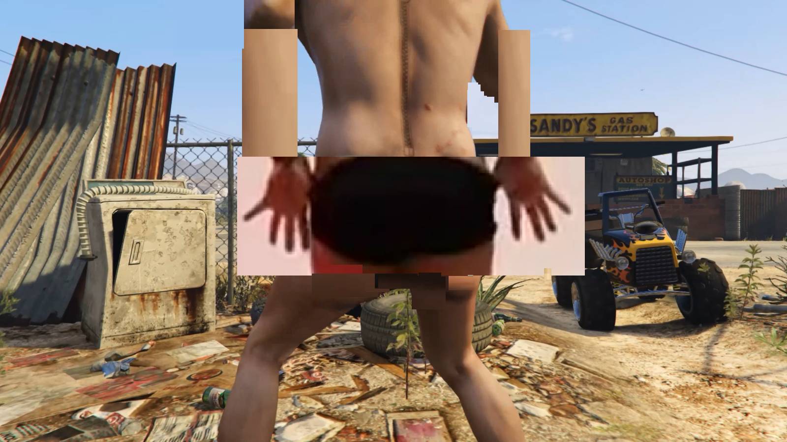 Мужской стриптиз Тревора GTA 5