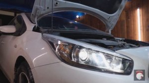 Kia Ceed JD замена фар в Трейд ин с Bi-Led модулями
