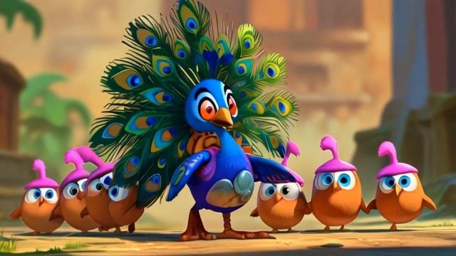 Nani Teri Morni | नानी तेरी मोरनी | Nani Teri Morni Ko Mor Le Gaye | 3D Hindi Rhyme | Nursery Rhym смотреть онлайн