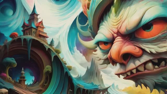 Progressive Psychedelic Playlist Visuals 2024 - Top Psychedelic Trance Hits - Trippy 4K 🤞✨🍀😎😍😘