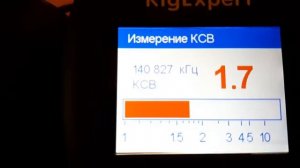 Работа встроенного КСВ метра в Yaesu 991.