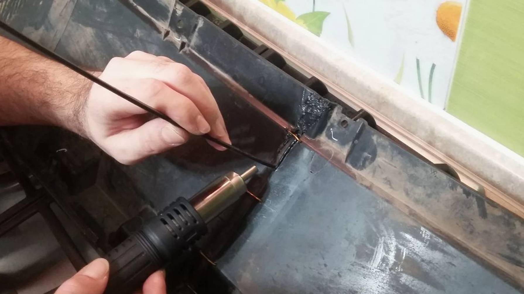 Пайка бампера своими руками,часть№2. Вортекс Корда. смотреть онлайн