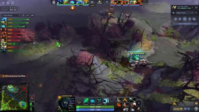 ATF Underlord vs CK, DK, Bloodseeker, Chen, kotl - OG vs BR g1 DPC WEU dota2 смотреть онлайн