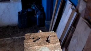 Расклепал и заклепал цепь бензопилы