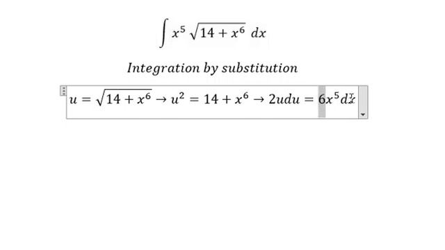 Calculus Help: Integral ∫ x^5 √(14+x^6 ) dx - Integration by substitution - Techniques смотреть онлайн