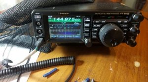 Согласуем входное сопротивление антенны с кабелем и трансивером.