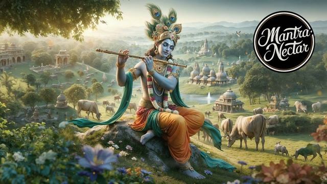 HARE KRISHNA HARE RAMA | Maha Mantra | Popular Krishna Bhajan смотреть онлайн