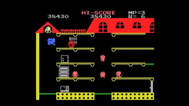 Mappy / マッピー (MSX, 1984, Namco.Ltd)