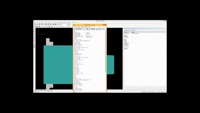 CAPSturn - Generating NC program смотреть онлайн