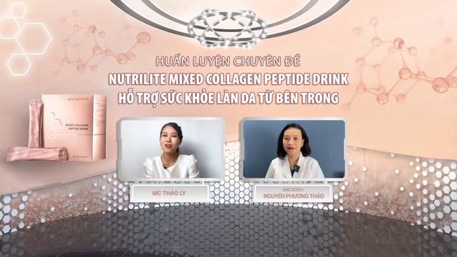 Đào tạo Nutrilite Mixed Collagen Peptide Drink Hỗ trợ sức khoẻ làn da từ bên trong смотреть онлайн