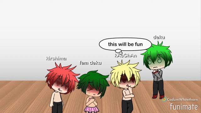 DEKU MEETS FEM DEKU!?!! Kamideku/femdekubakukiri 💛💚/🌸💚❤️🧡 смотреть онлайн