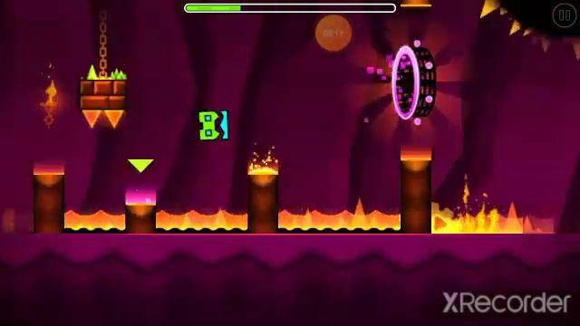 прохожу 2 уровень в Geometry Dash Meltdown смотреть онлайн