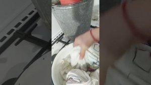 отбеливаем белые вещи марганцовкой и лимонной кислотой