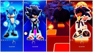 Sonic EXE VS Sonic EXE VS Sonic EXE VS Sonic EXE | DING DONG HIDE AND SEEK | Tiles Hop EDM Rush