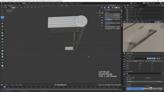 2. Modeling the Rooms - 21. Modeling the cabinet handles смотреть онлайн