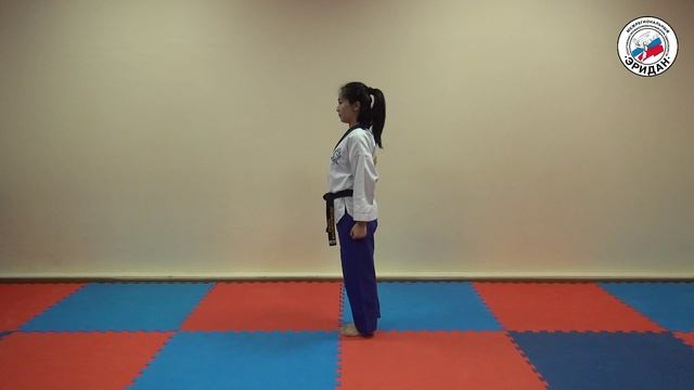 Базовая техника №1 (на бело-жёлтый пояс) смотреть онлайн