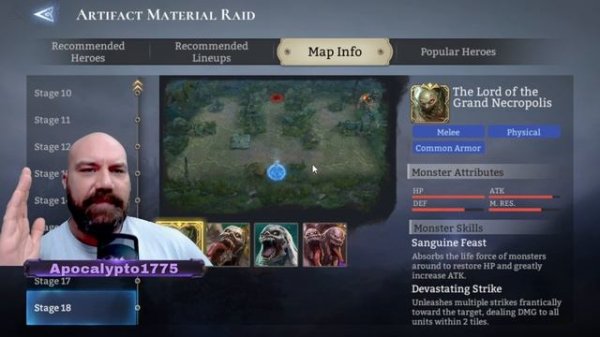How to 🧀 Artifact Material Raid 18 - AMR | Watcher of Realms #watcherofrealms