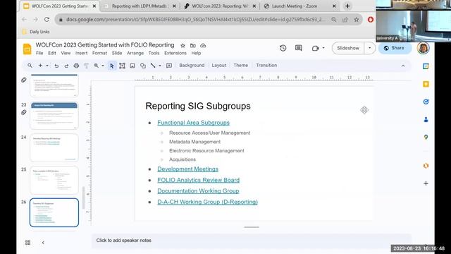 Reporting: What is the Reporting SIG? / Getting Started with FOLIO Reporting смотреть онлайн