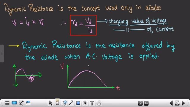 Dynamic resistance of diode | #pnjunctiondiode #diode #analogelectronics #electronics #diodecircuit смотреть онлайн