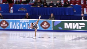 Анна Щербакова. Произвольная программа (другой ракурс). Чемпионат России 2021