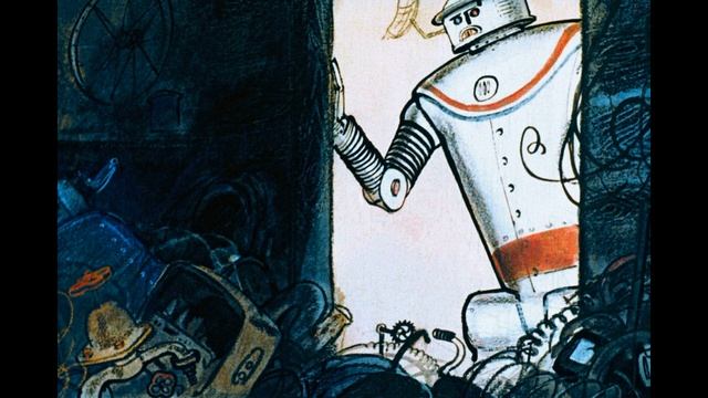 Робот ЭЛ 76 попадает не туда. Анимация диафильма 1967 смотреть онлайн