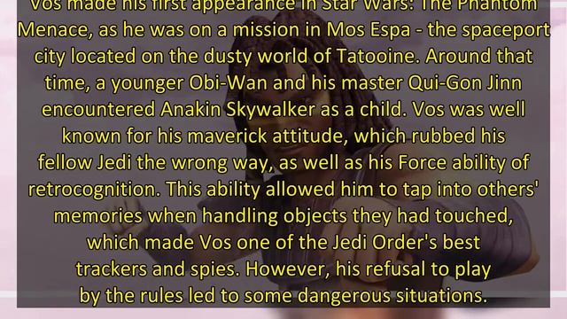 'Obi Wan Kenobi' Who is Quinlan Vos, Explained смотреть онлайн